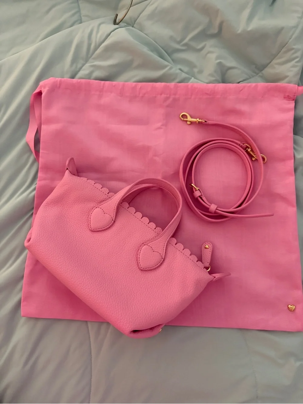 NWOT Stoney Clover Lane Pittsford Pouchette Crossbody Bag 19 Taffy